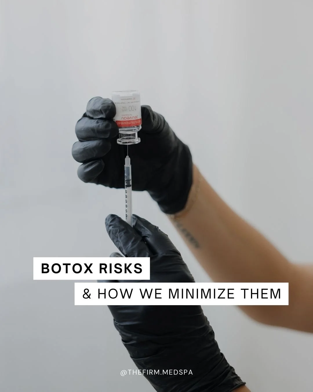 Botox is safe and effective when done correctly.
But like any medical treatment, it&rsquo;s not risk-free.
Common Botox risks can include:
&bull; Bruising or swelling at injection sites
&bull; Headache or temporary heaviness
&bull; Eyelid or brow dro