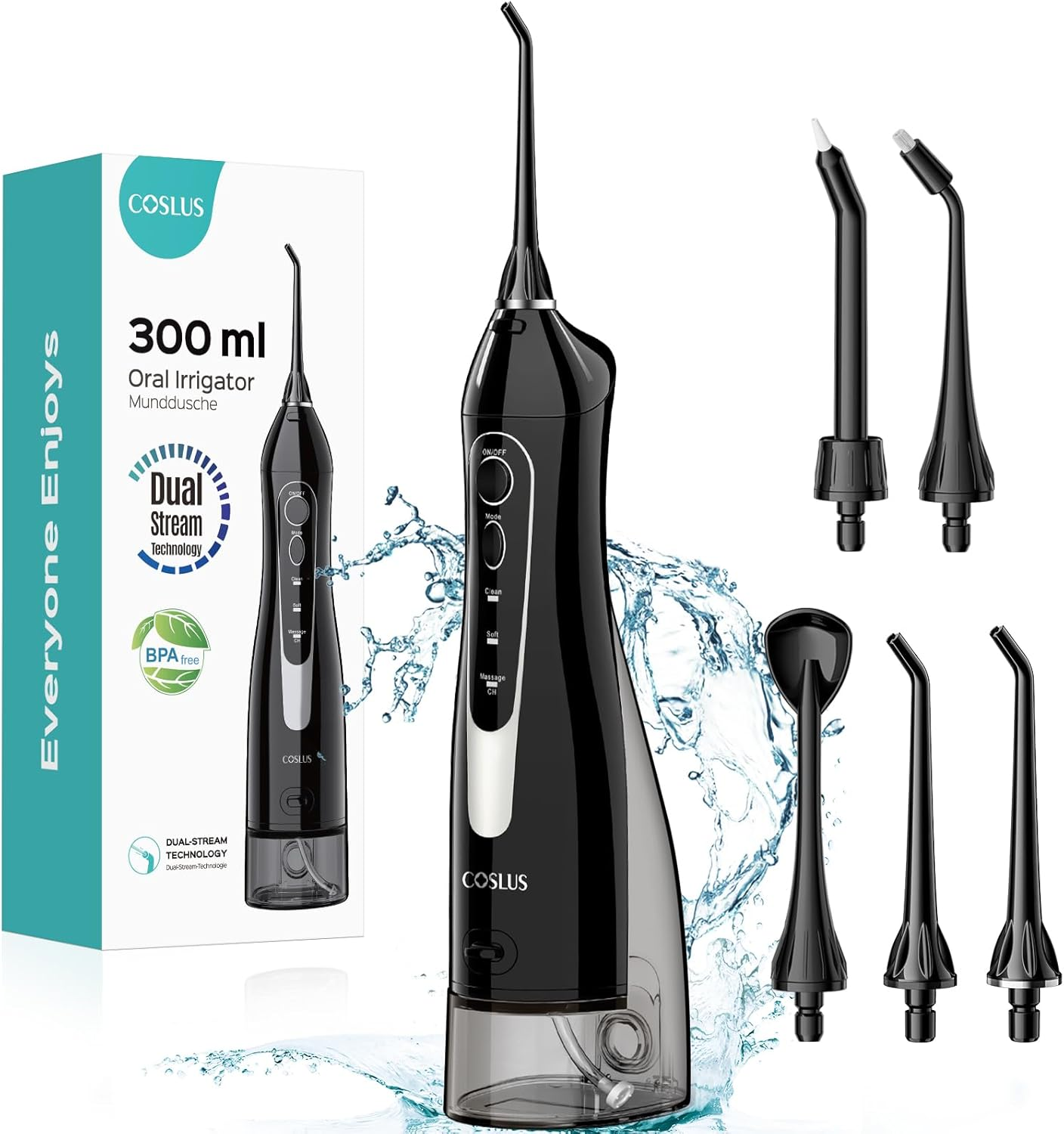 Advanced Oral Irrigator with Dual Stream Technology