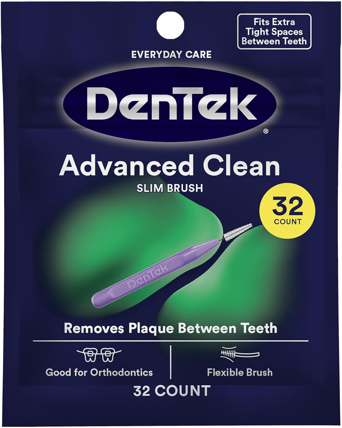 DenTek Advanced Clean Slim Brush - 32 Count
