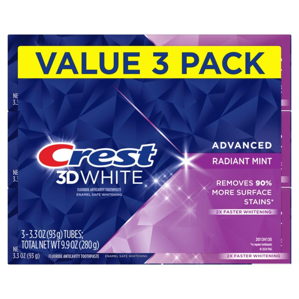 Crest 3D White Advanced Toothpaste - Luminous Mint