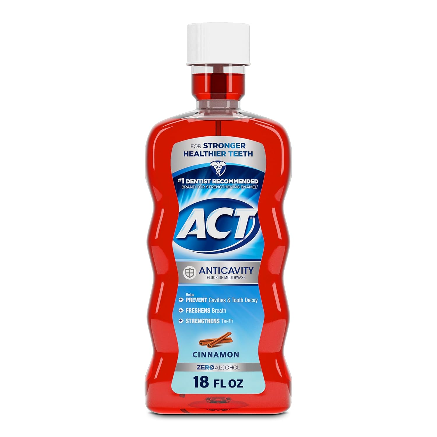 ACT Anticavity Fluoride Mouthwash - Cinnamon Flavor