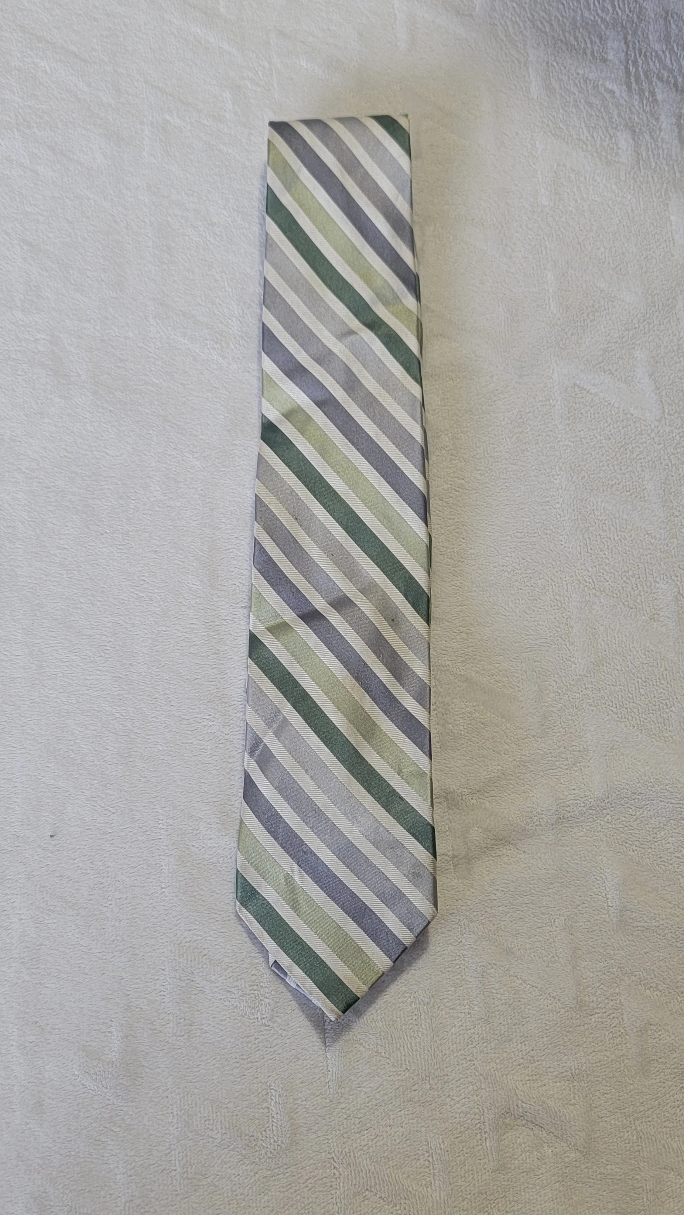 Shades of Green and Grey tie