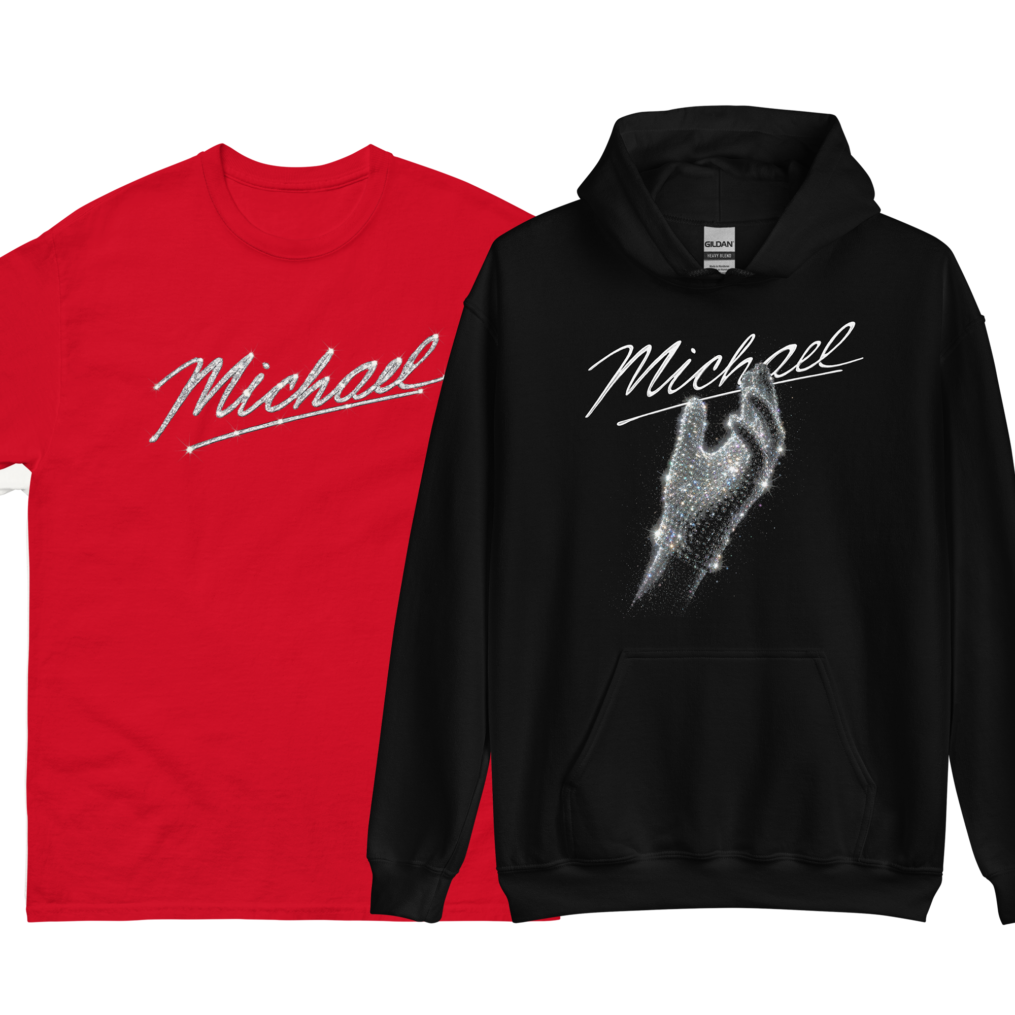 Michael Thriller + Billie Jean Glove - Red and Black.png