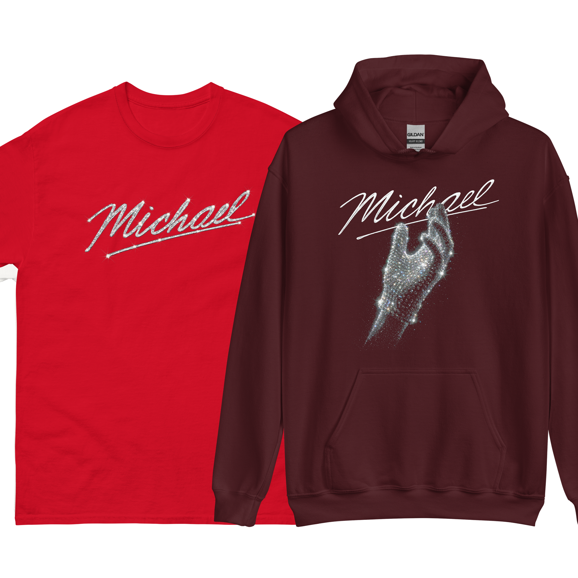 Michael Thriller + Billie Jean Glove - Red and Maroon.png