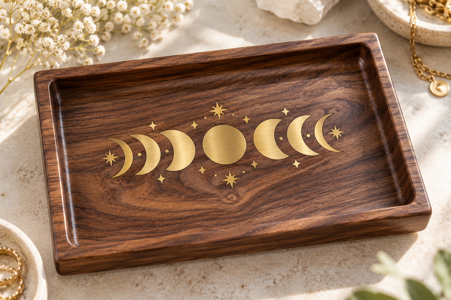 Walnut Tray with Golden Moon Phases.png