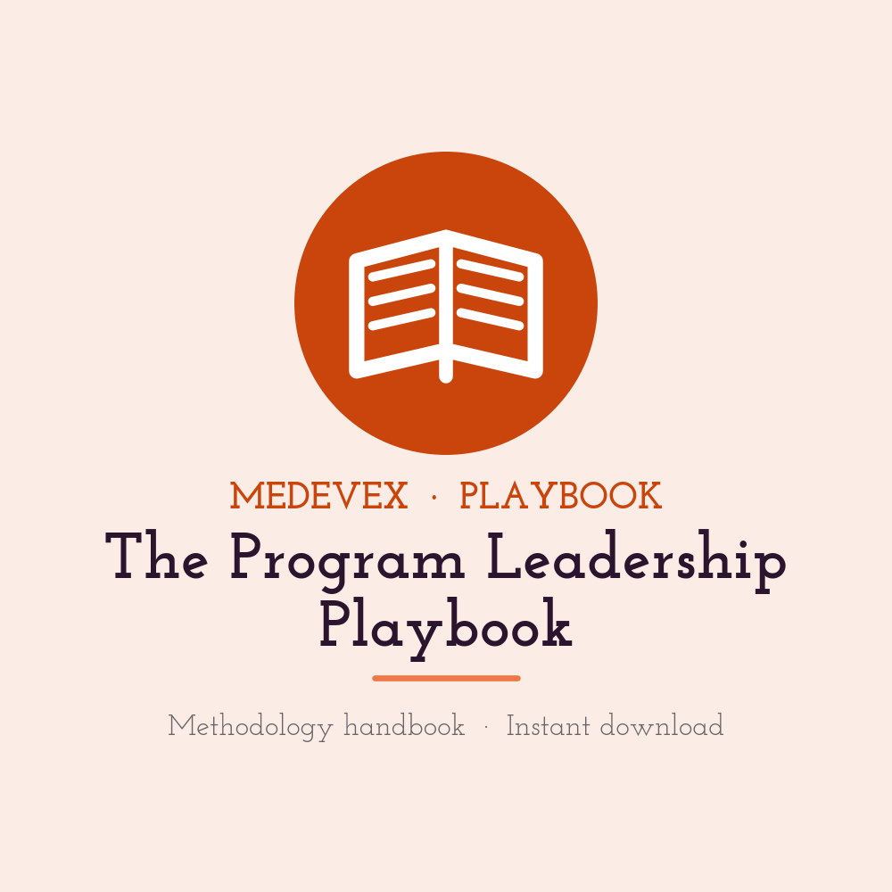 The Program Leadership Playbook — Run a Device Program That Ships on Time