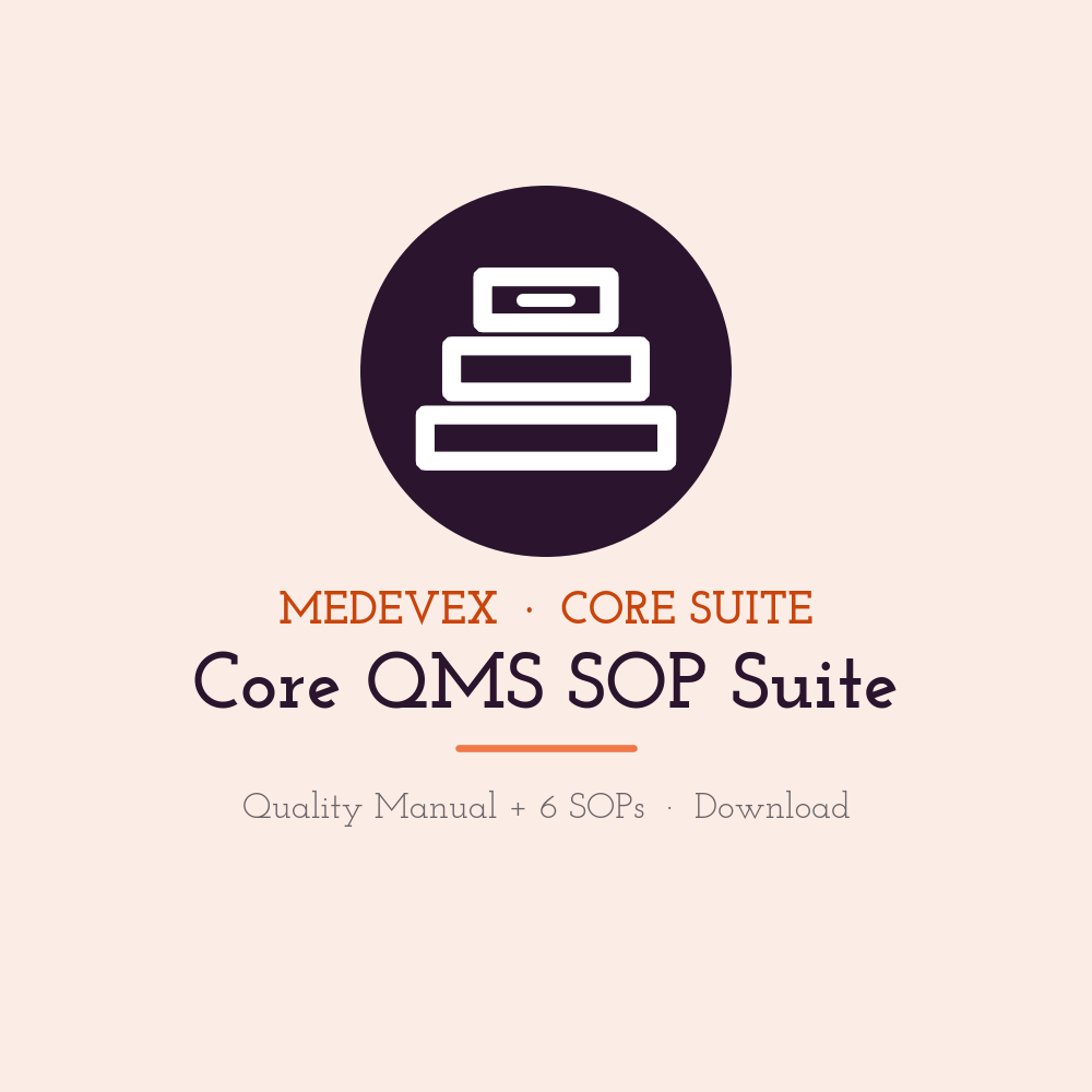 Core QMS SOP Suite — Stand Up Your Quality System