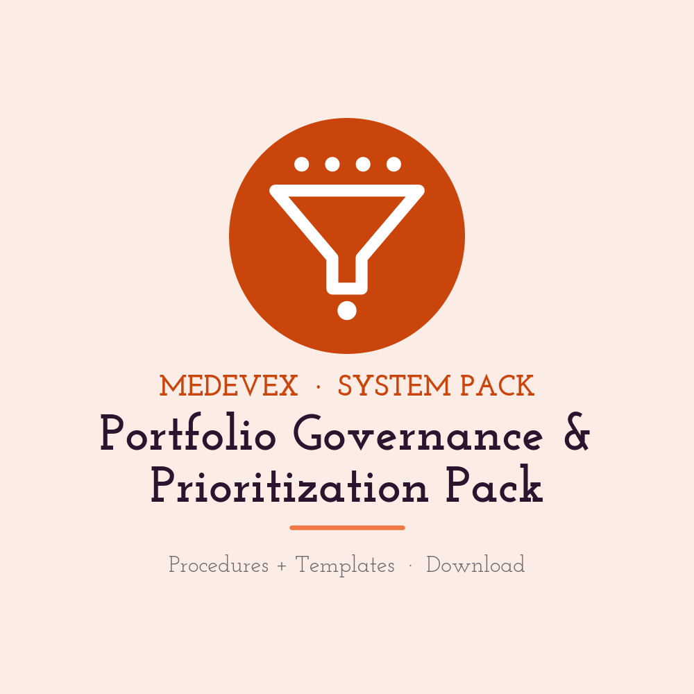Portfolio Governance & Prioritization System Pack — Fund the Work That Matters Most