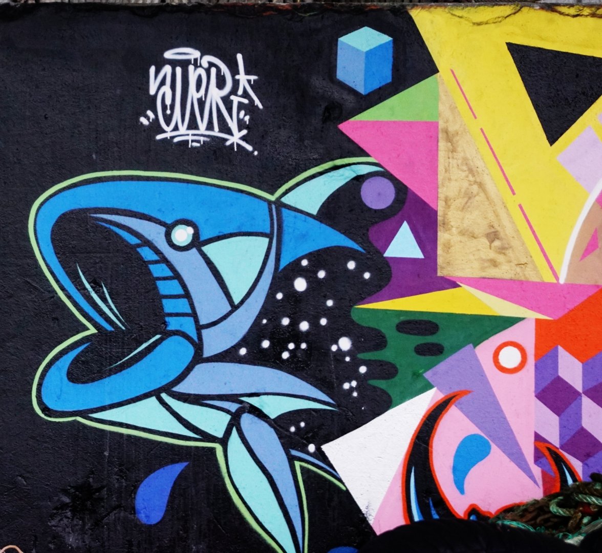 Tags au port du Legue