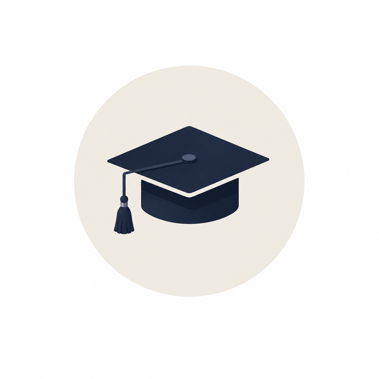 Graduation cap representing graduate education