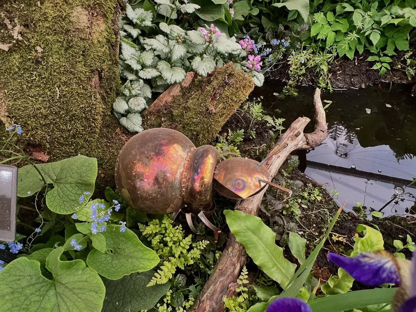 The absolute cutest sculptures by @dasculpted, featured on the #sparsholt #rhschelsea exhibit this year. I will find a way to get at least one into my garden.