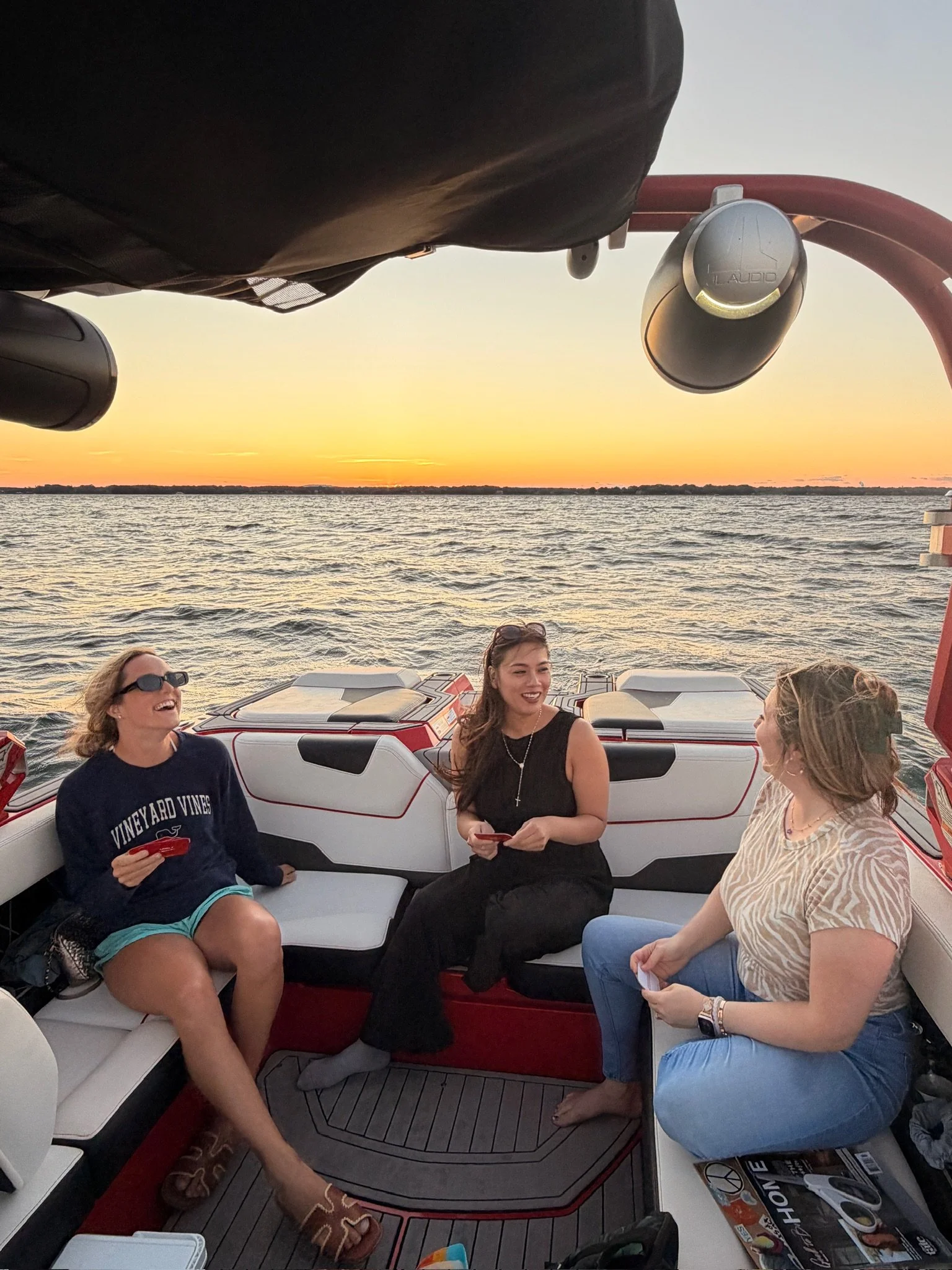 Game night views on lake norman