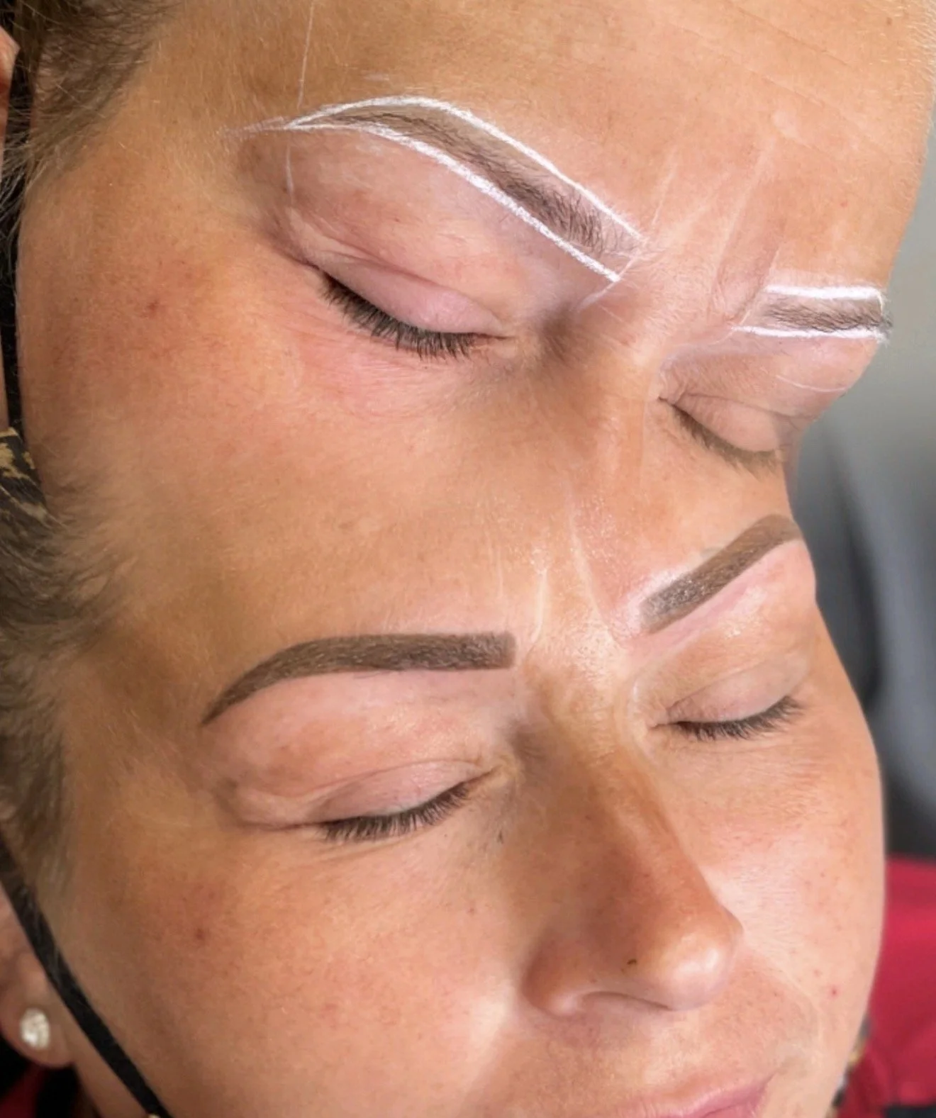 Semi-Permanent eyebrows in St.John Indiana.
