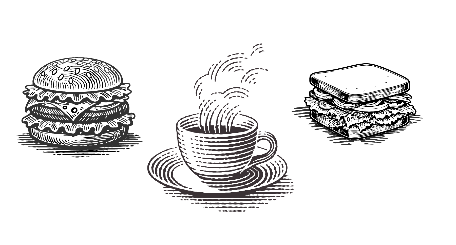 Dogwood cafe offers favorites like burgers, sandwiches and great coffee.