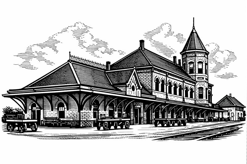 Palestine train station