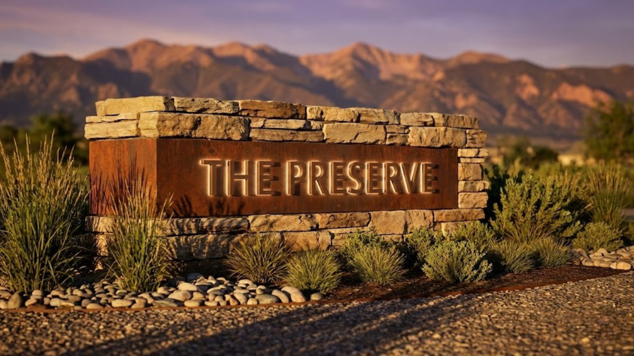 Monument sign for subdivisions, illuminated custom for northern Colorado