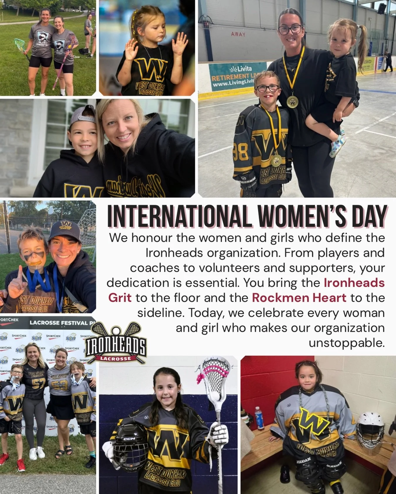 We honor the women and girls who define the Ironheads organization. 💖🏆

From players and coaches to volunteers and supporters, your dedication is essential. 💥

You bring the Ironheads Grit to the floor and the Rockmen Heart to the sideline. 💪❤️

