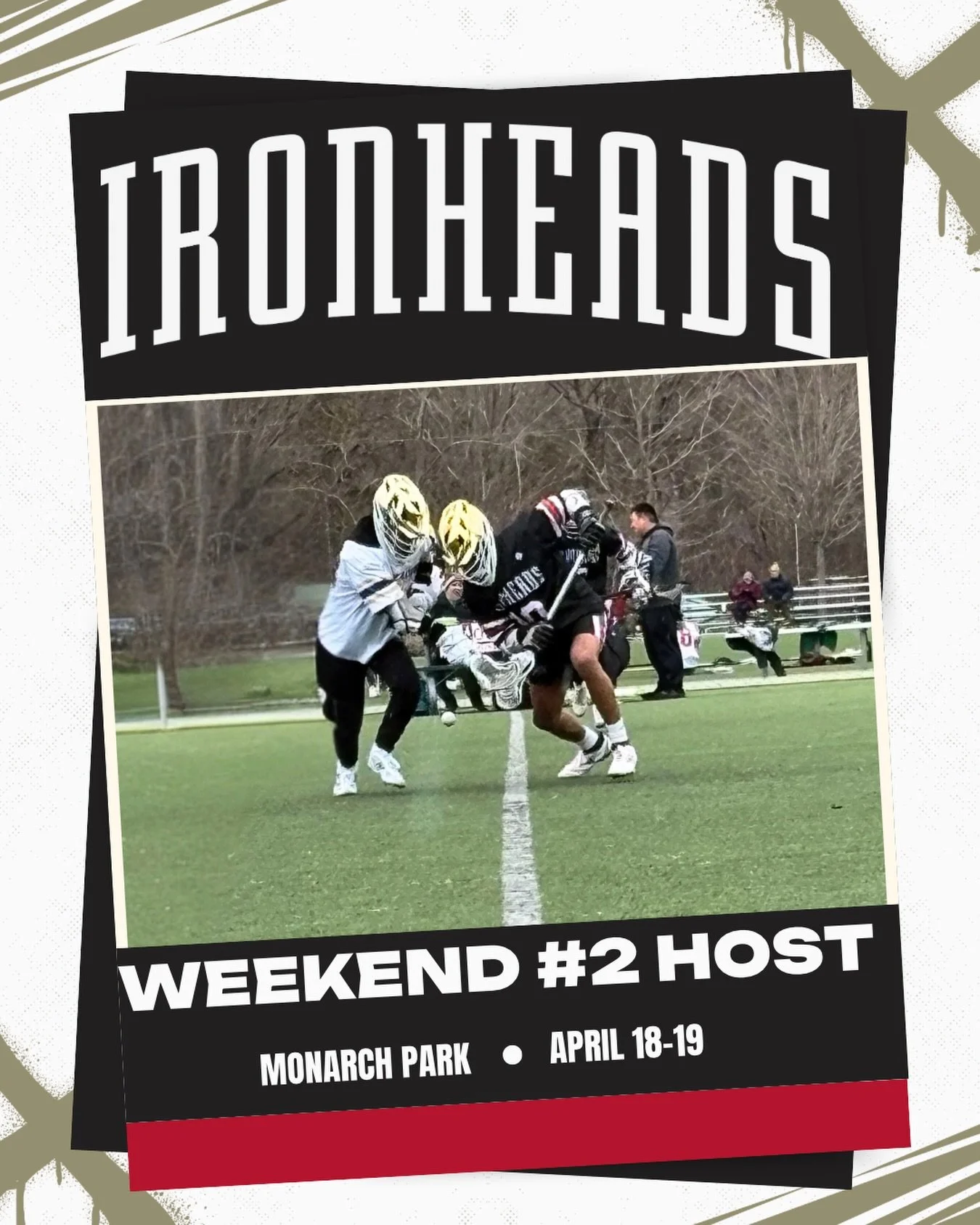 We&rsquo;re playing at home this week!

Are you ready for it?

See you on the field!

#lacrosseliveshere #ironheadslacrosse #durhamregion #playlacrosse