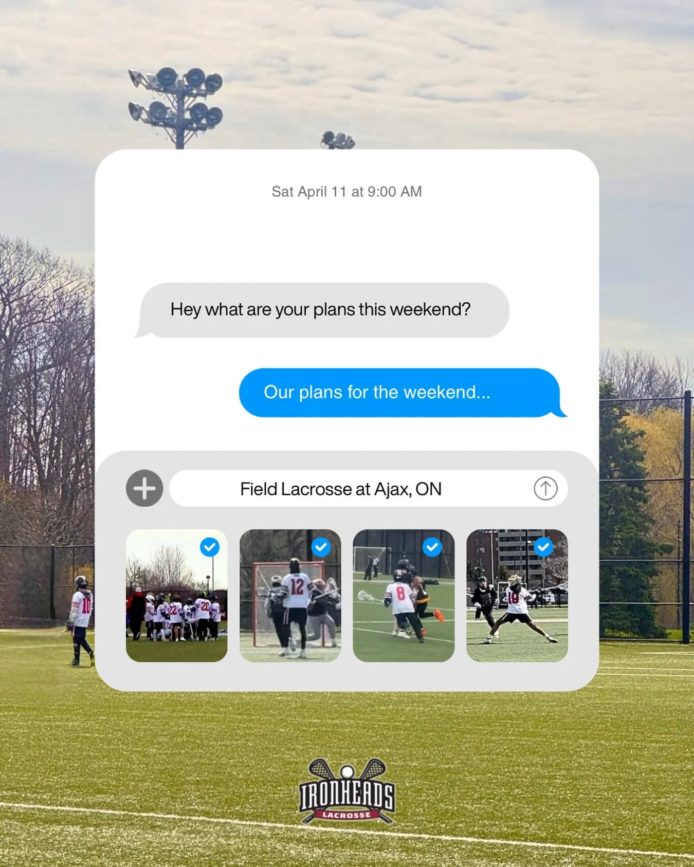 Our plans for the weekend&hellip; 🥍👇

Week 3of the OMFLL regular season and we&rsquo;re ready to go.

Come out and support the Ironheads!

📍Monarch Park Soccer Fields
 🕒 All Day Sat &amp; Sun