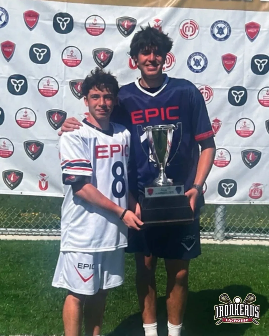 Lots of Rockmen ❤️ at the Epic Lacrosse Games! 

Loved seeing Cian Dunne and Colton McConkey cross paths with former teammate Todd Conklin at the U17 Epic Lax Games! Matteo Lioulios and Marcus Gillmeister were also representing that Ironheads Grit on