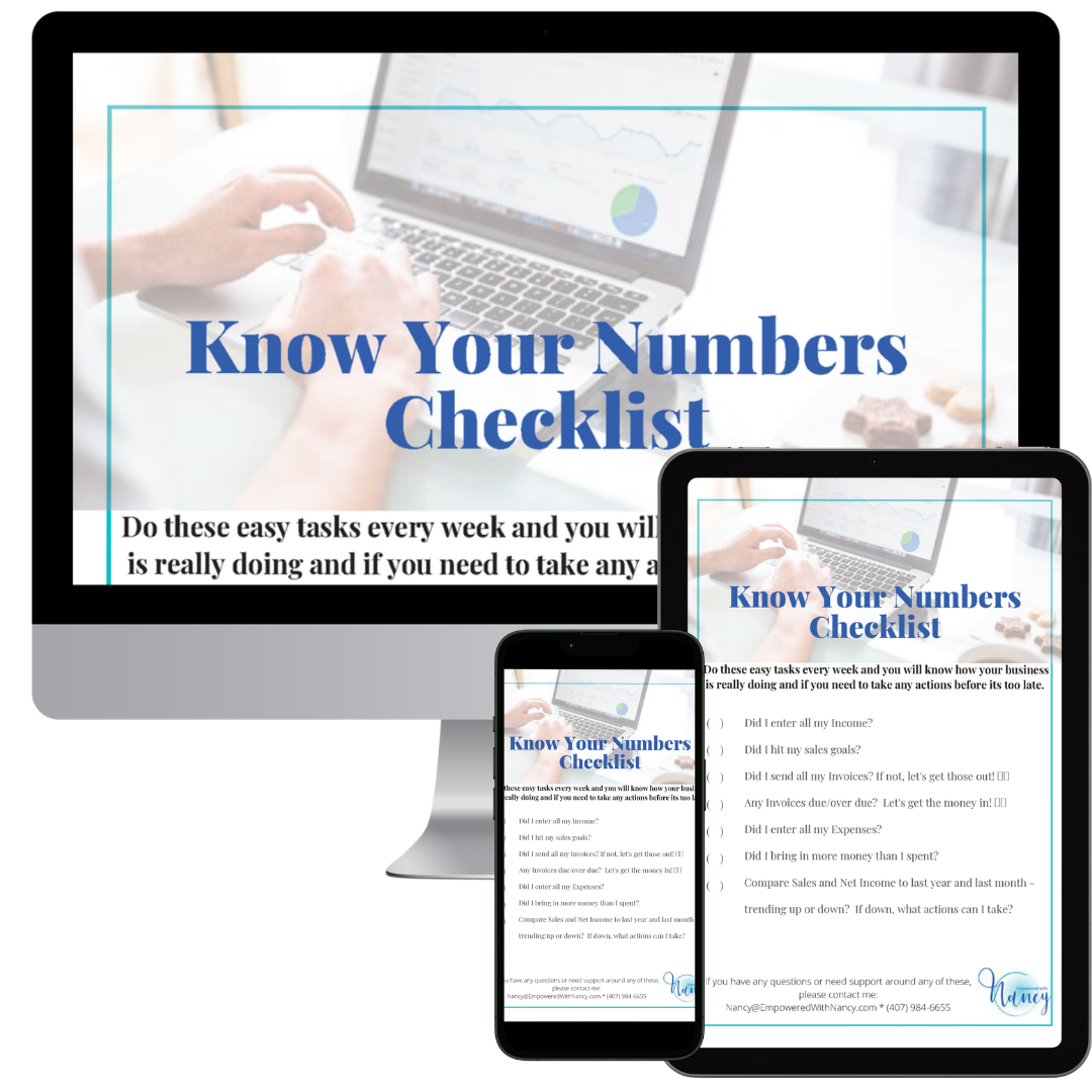 Know Your Numbers Checklist