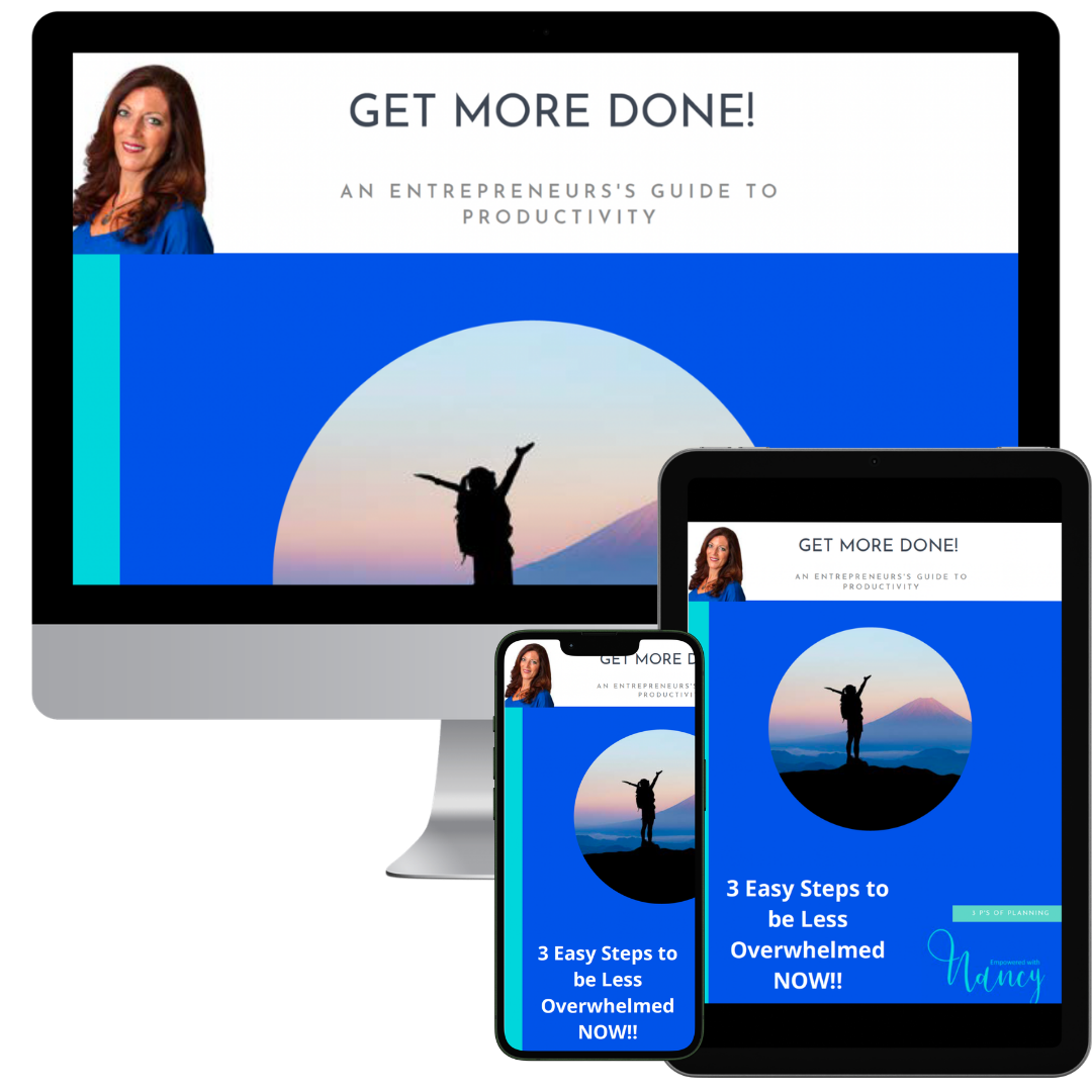 3 Easy Steps to be Less Overwhelmed Now