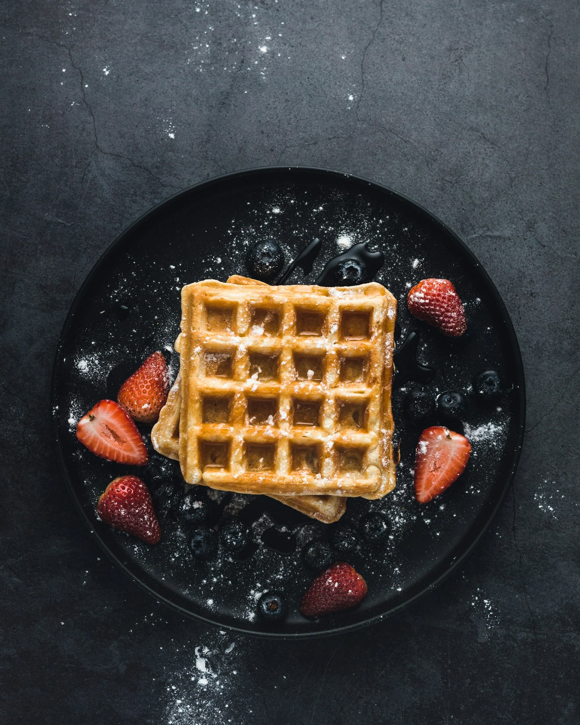 Easy 3 Ingredient Protein Waffles