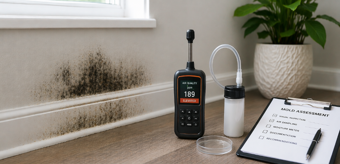 Moisture testing, inspect6ions and moisture testing in Colleyville
