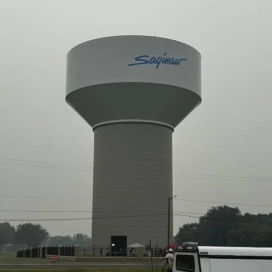 SAGINAW water tower