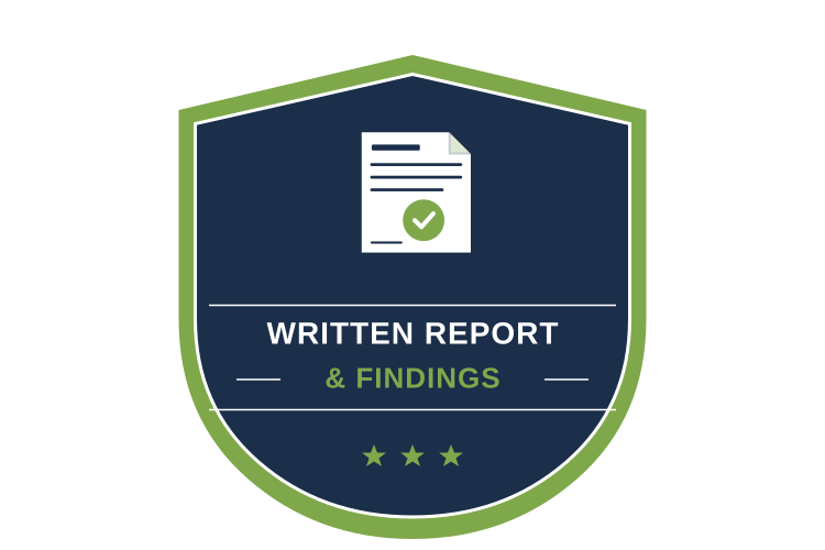 Written Report & Recommendations