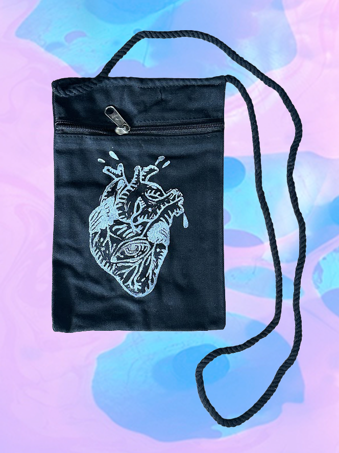 Anatomically Correct Heart Crossbody Bag