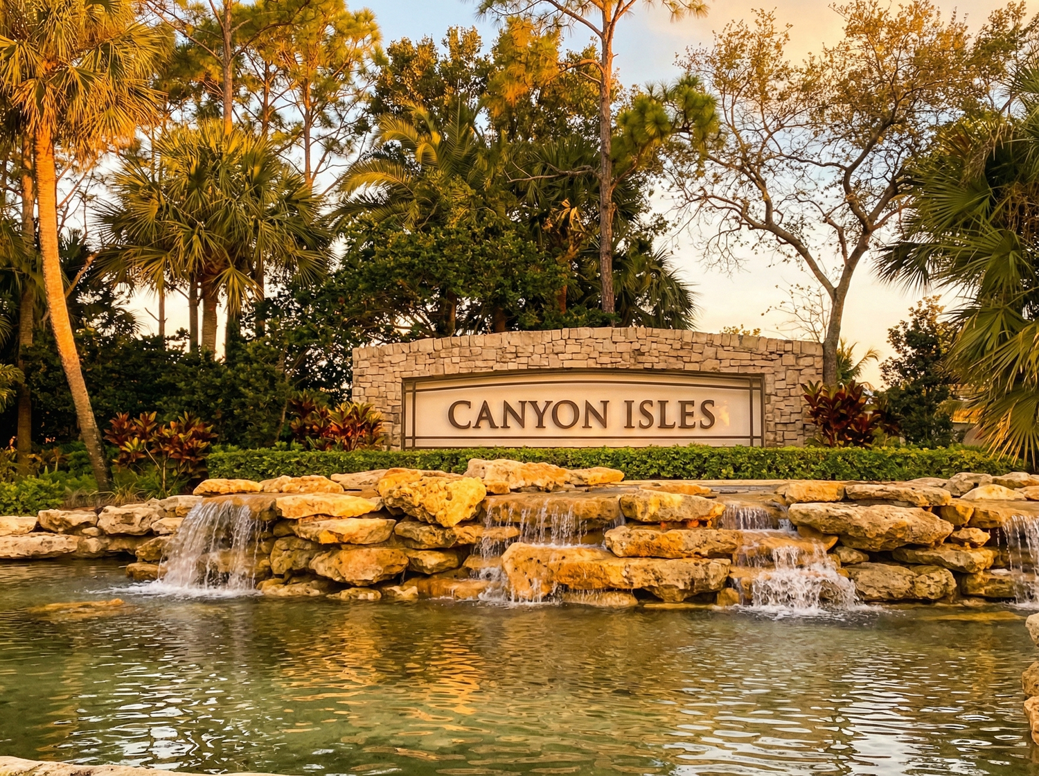 Canyon community grounds in Boynton Beach