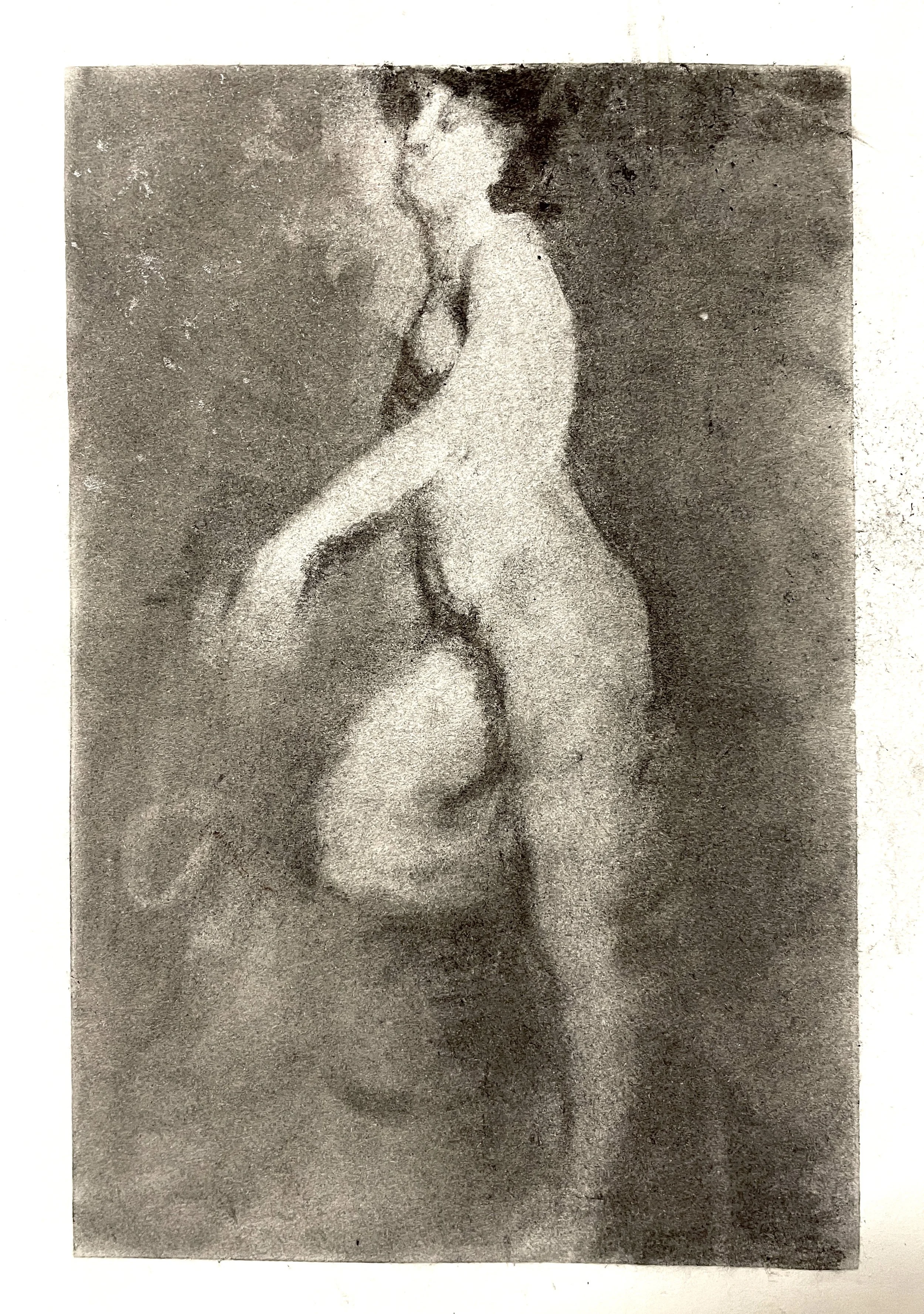 Copy of "Female nude," c.1879-81 by Georges-Pierre Seurat, 2023