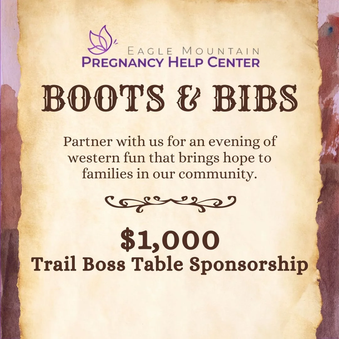 Boots & Bibs Trail Boss Table Sponsorship
