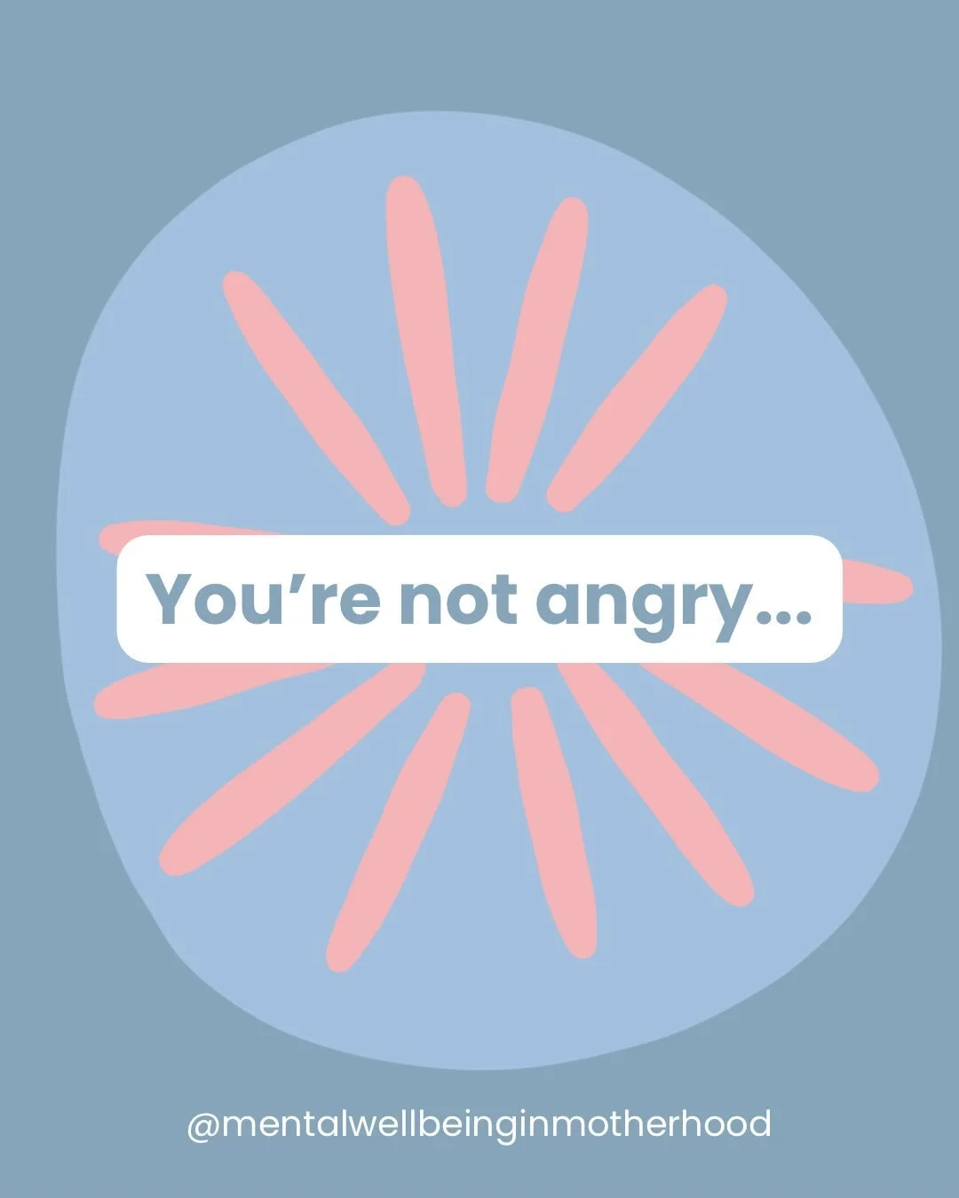 Mum rage&hellip;it&rsquo;s the symptom, but what&rsquo;s actually behind it? 

Anger is a secondary emotion, meaning (whilst sometimes you can just be angry) often there are primary emotions underneath it&hellip;

&hellip;disappointment, grief, resen