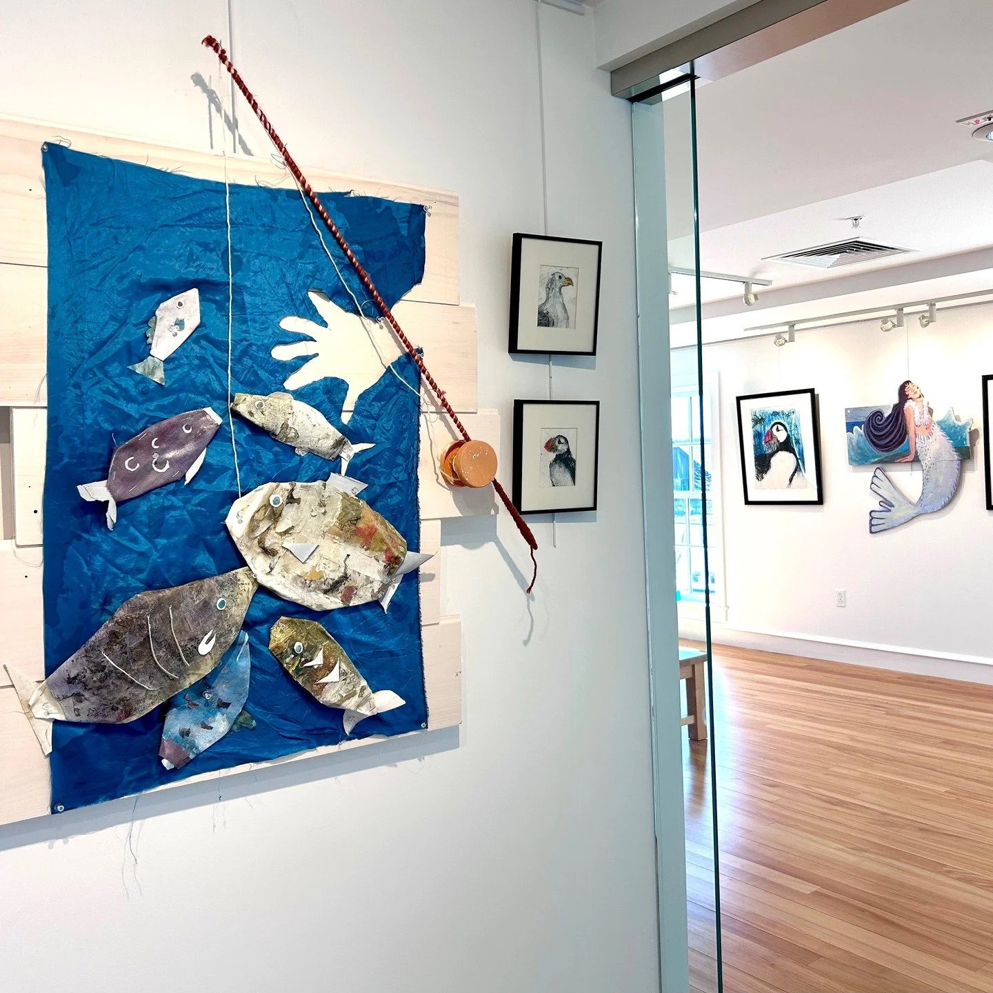 Rockland's Oceanside High School art students have a great show to share with you! Their art opening is this Saturday, April 11, 2 pm to 4 pm at the MCINWR Visitor Center, 9 Water Street, Rockland, ME.