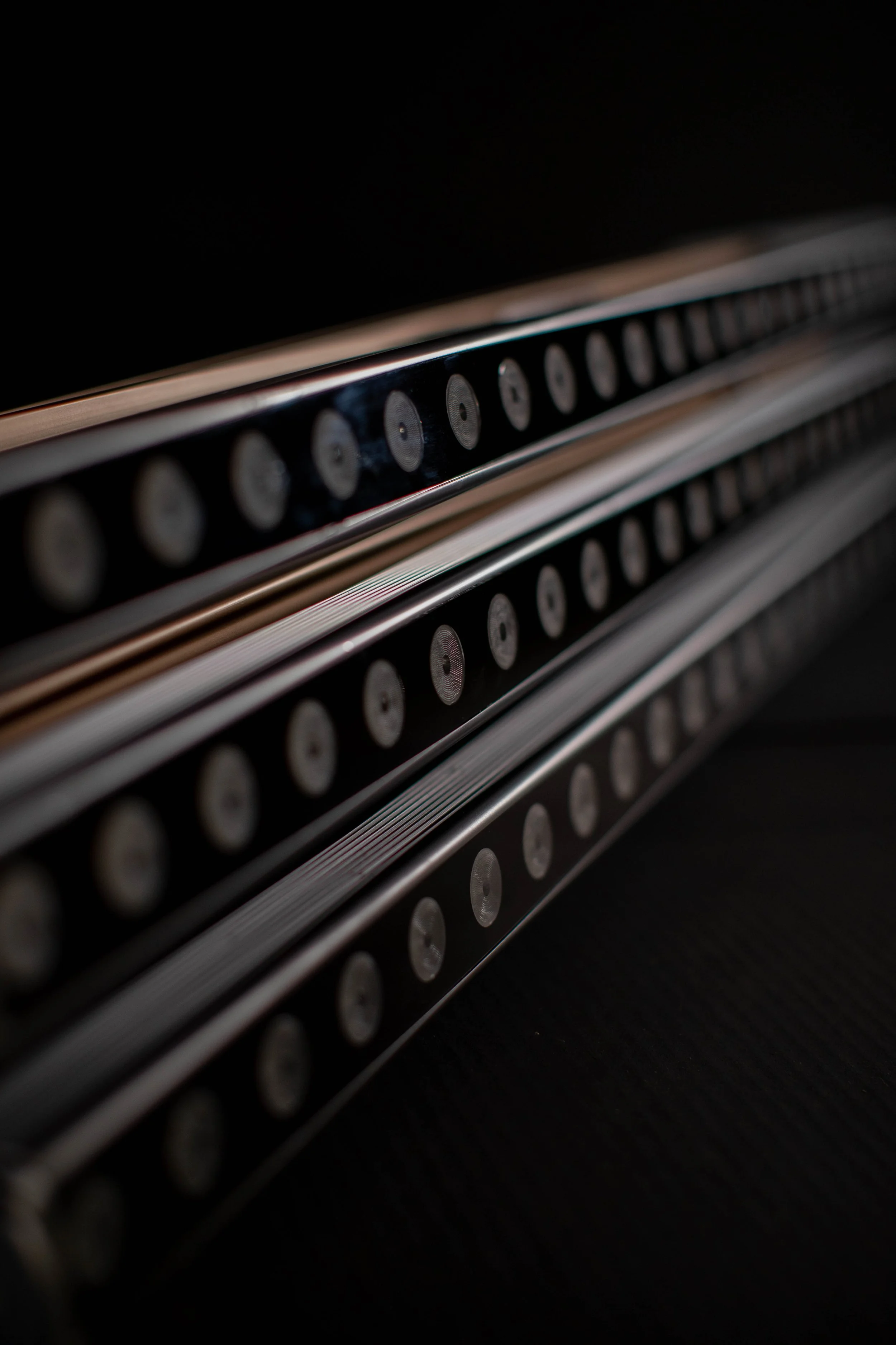 Product photography of an LED light