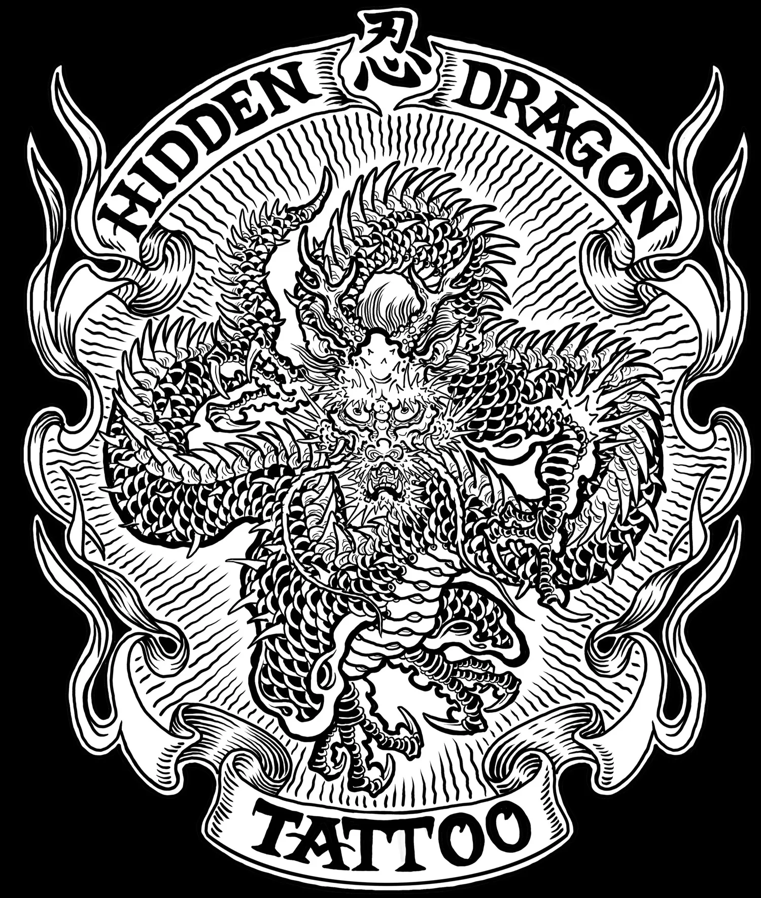 Hidden Dragon Tattoo