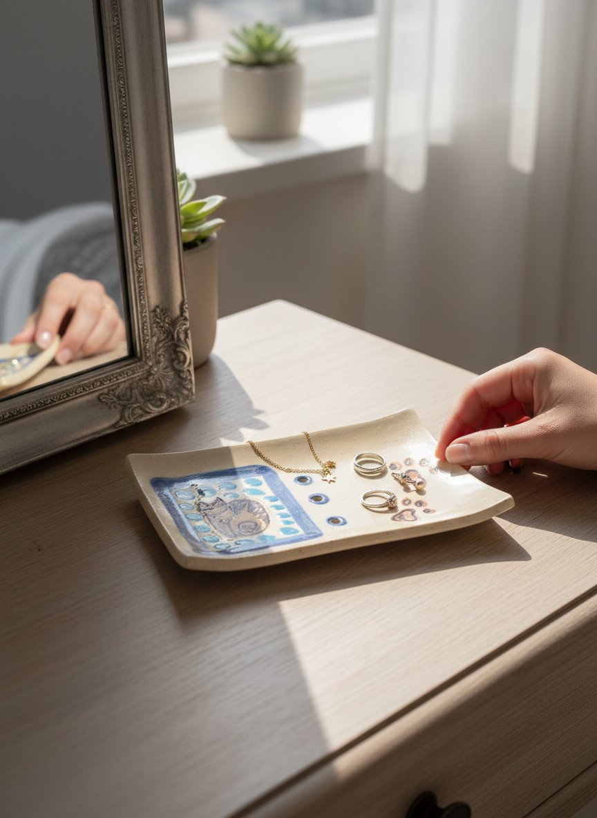 Тарілочка з котиком