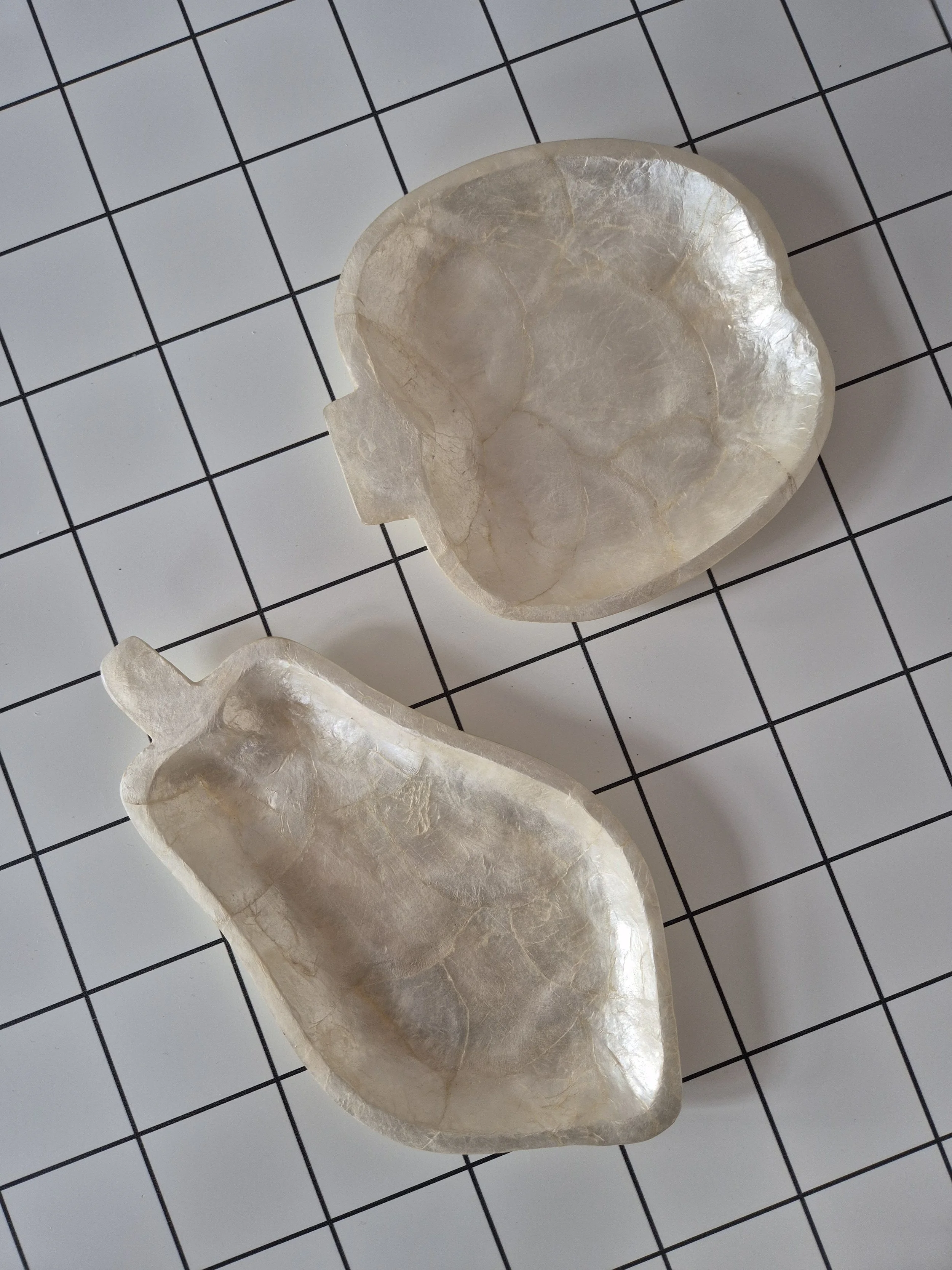 Сет тарілочок Слонова кістка