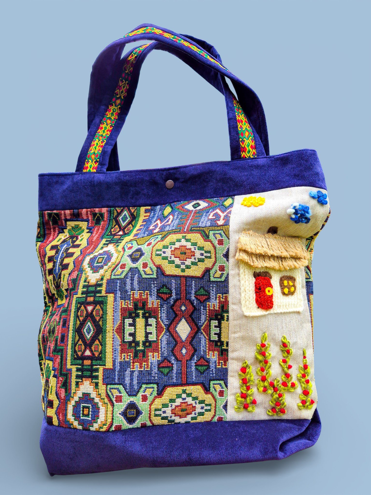 Гобеленовий печворк з хаткою