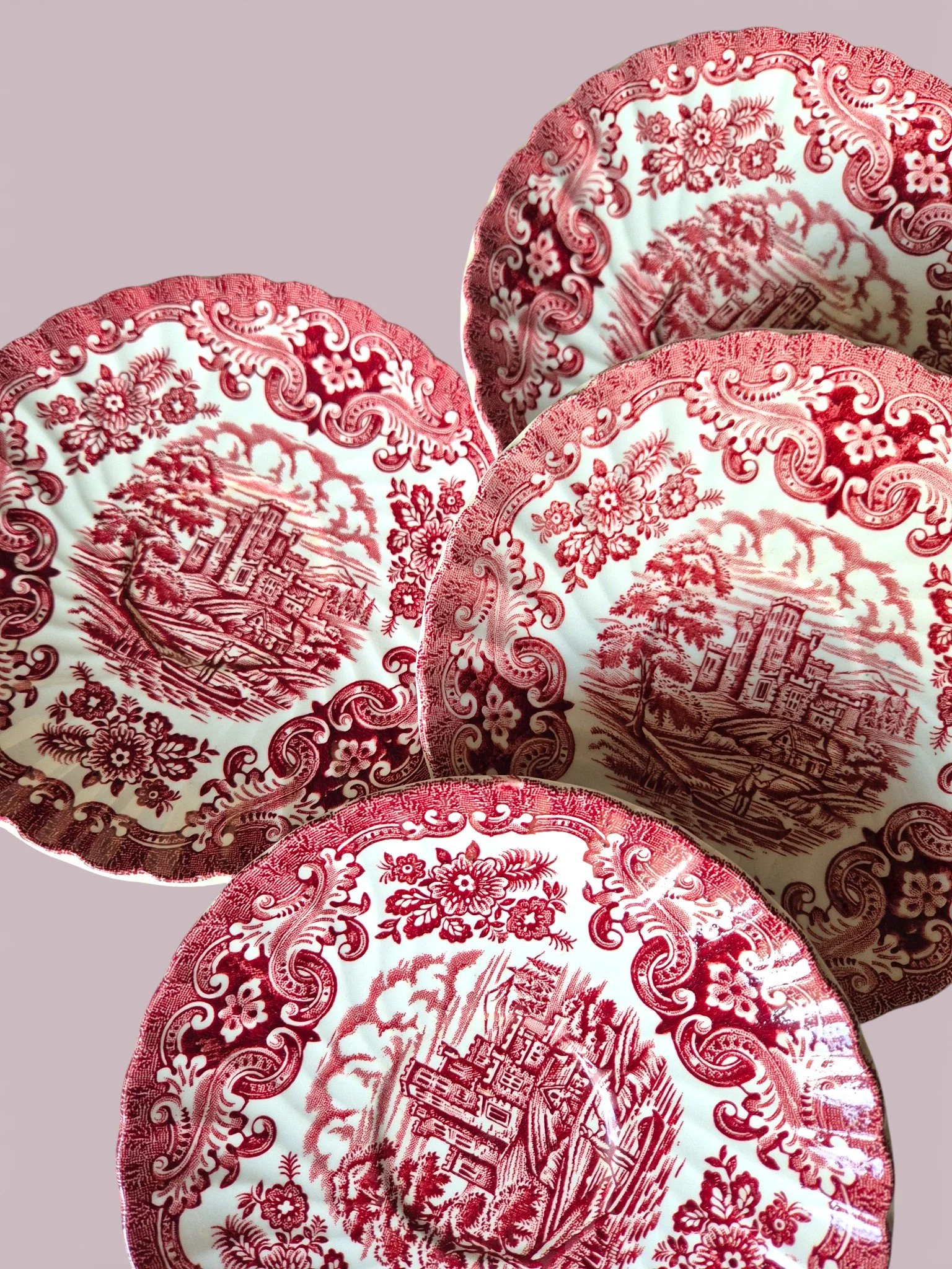 Сет Англійський замок червоний