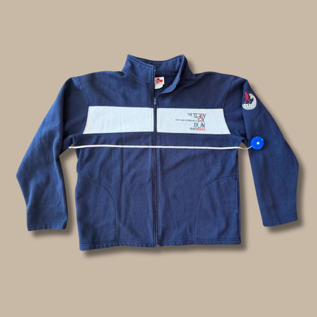 Vintage Terry Fox Run Zip Up Jacket | Made in Canada, XL