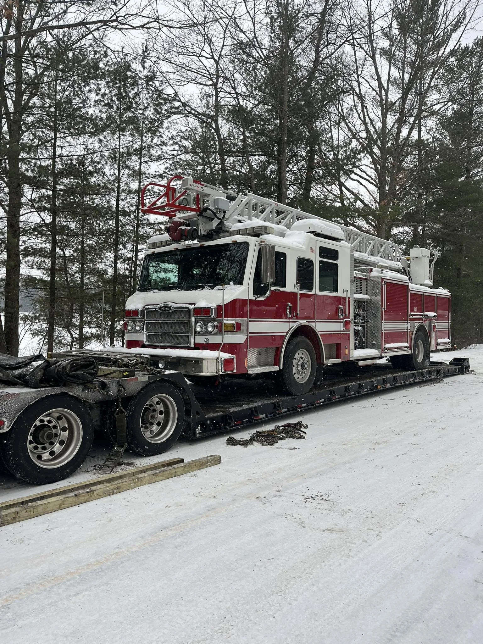 fire truck transport nationwide