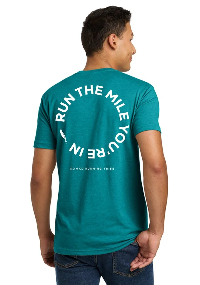 run the mile t shirt