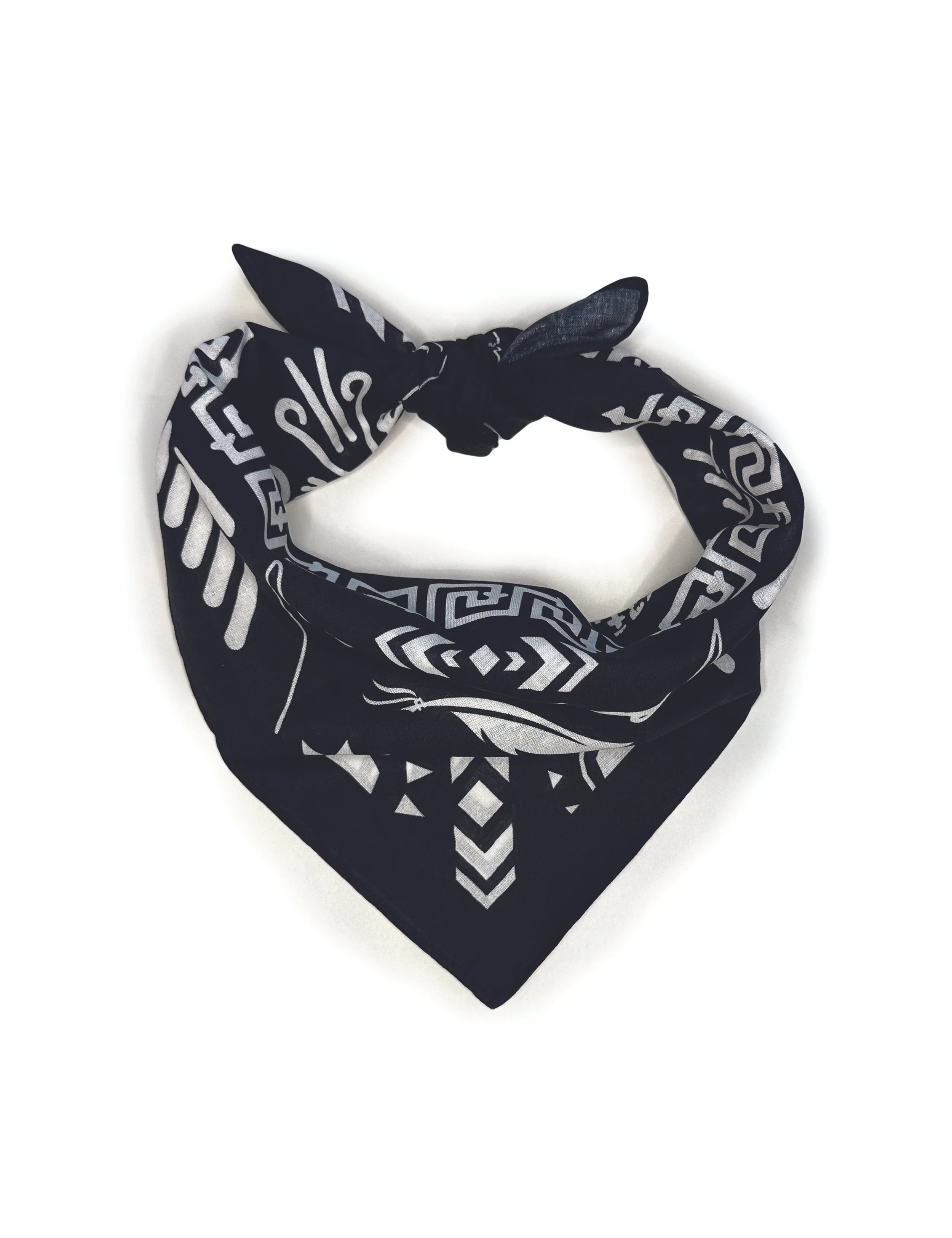 Tribe Bandana - wrapped top view - Nomad Running Tribe
