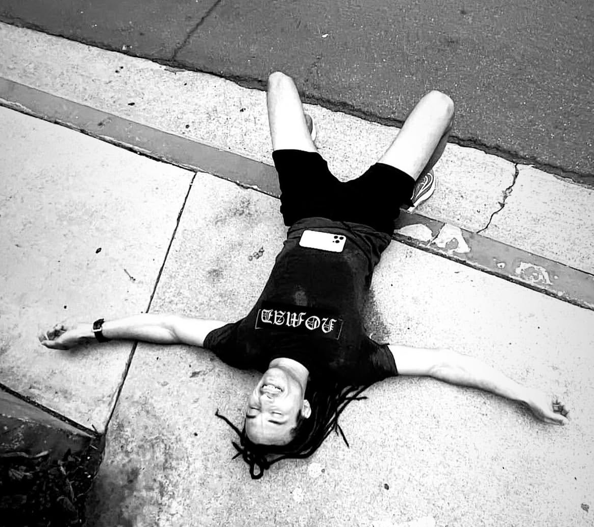 runner lying down after a hard run
