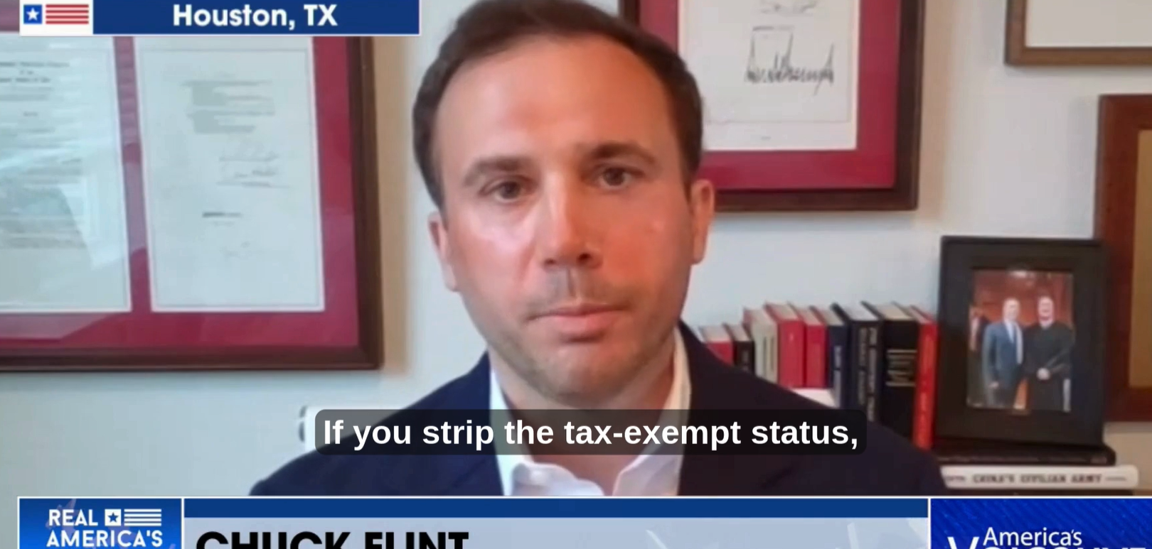 video: aia’s chuck FLint joins Real America’s Voice