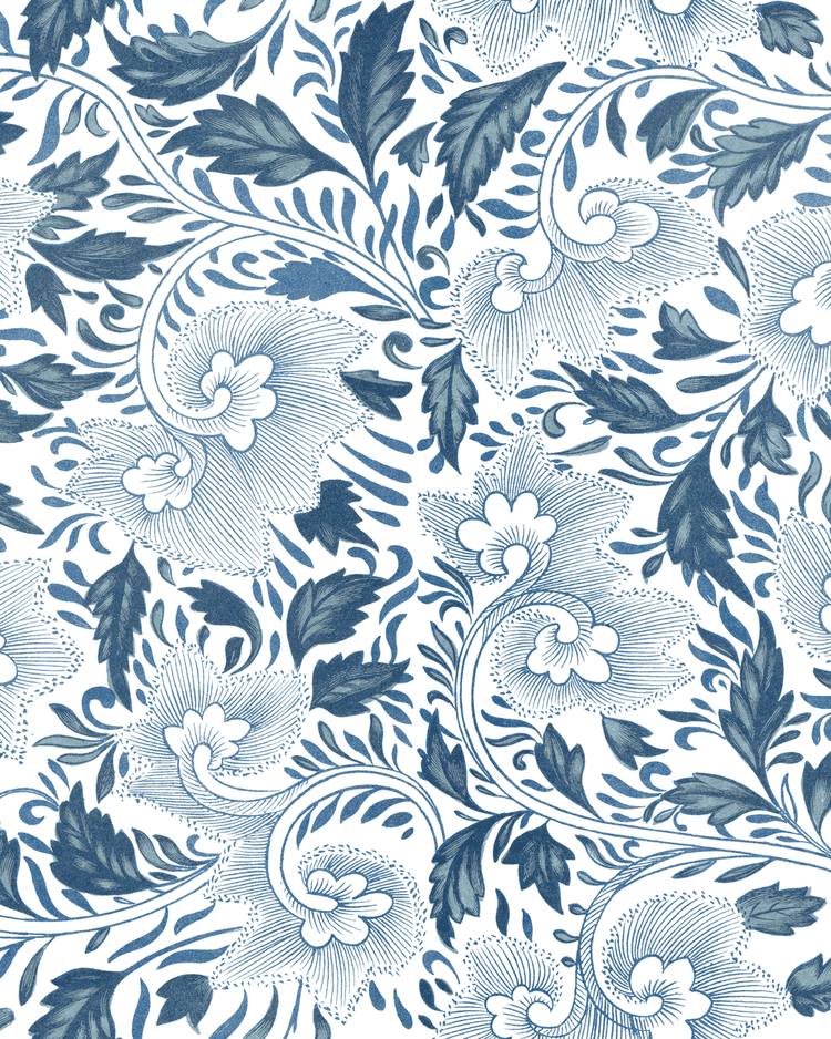 Willow Vine in Blue