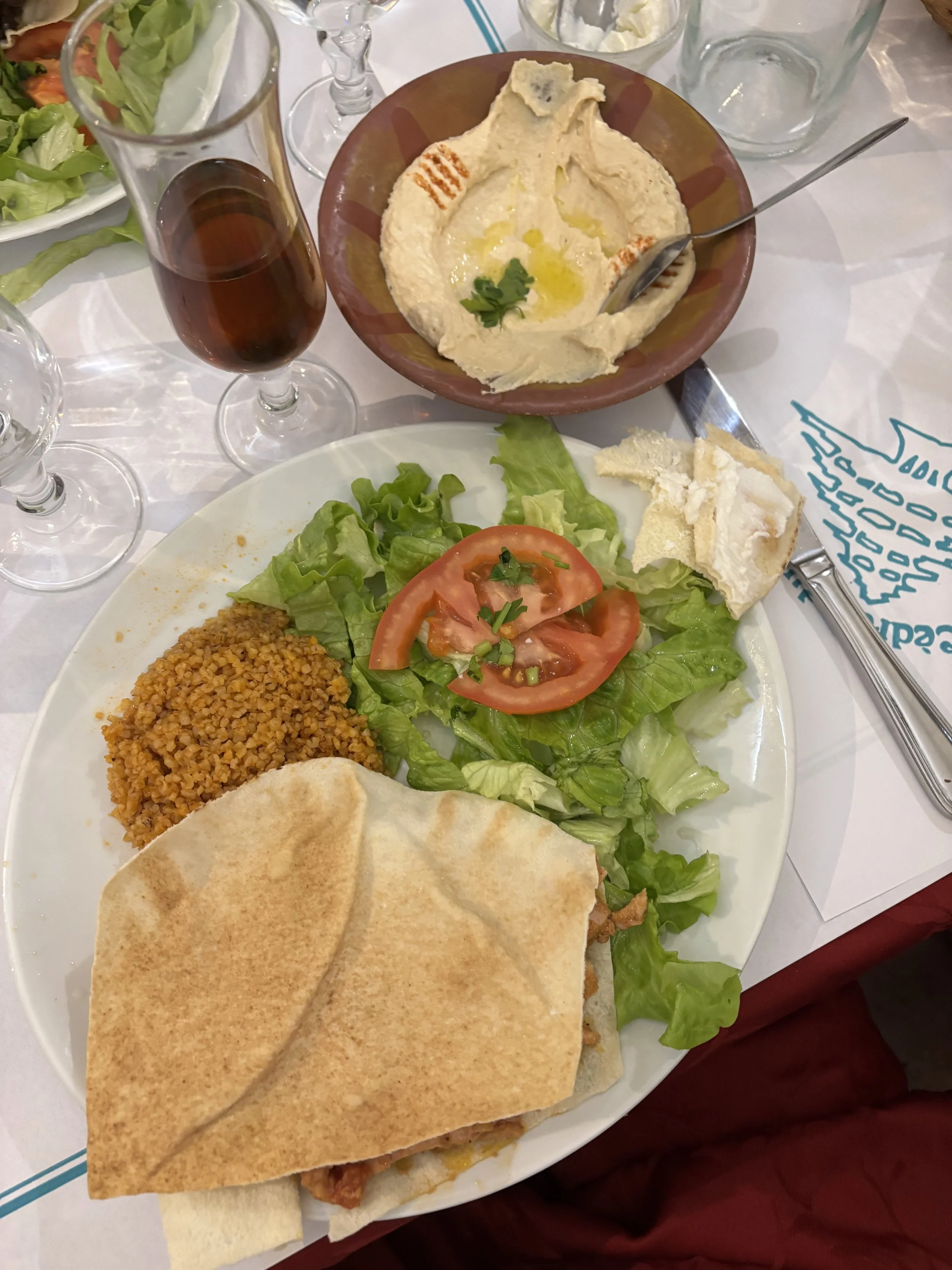 Dinner at Paris' oldest lebanese restaurant, Chef's recommendation!